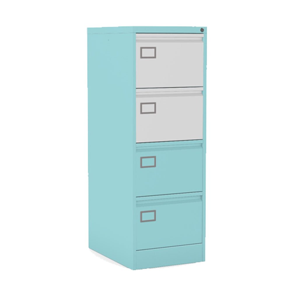 Filing Cabinet 360° View & AR Premium 4 Drawer Silverline  Executive FCEX4F 1 Office Furniture