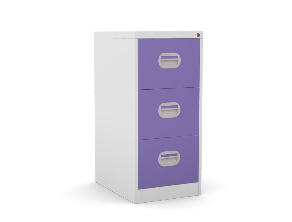 Budget 3 Drawer Filing Cabinet 360° View & AR Silverline Kontrax FCEC3F 3 Office Furniture