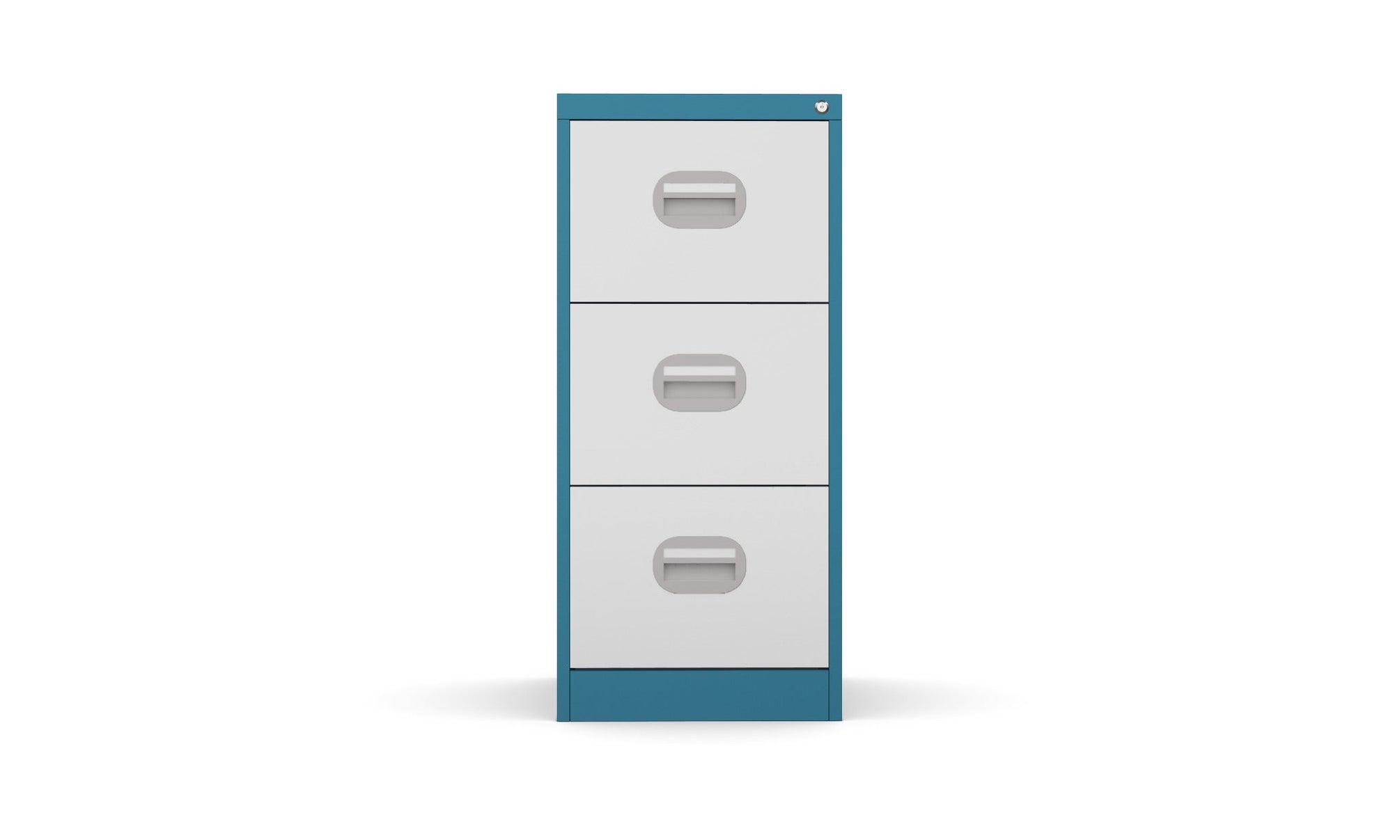 Budget 3 Drawer Filing Cabinet 360° View & AR Silverline Kontrax FCEC3F 4 Office Furniture