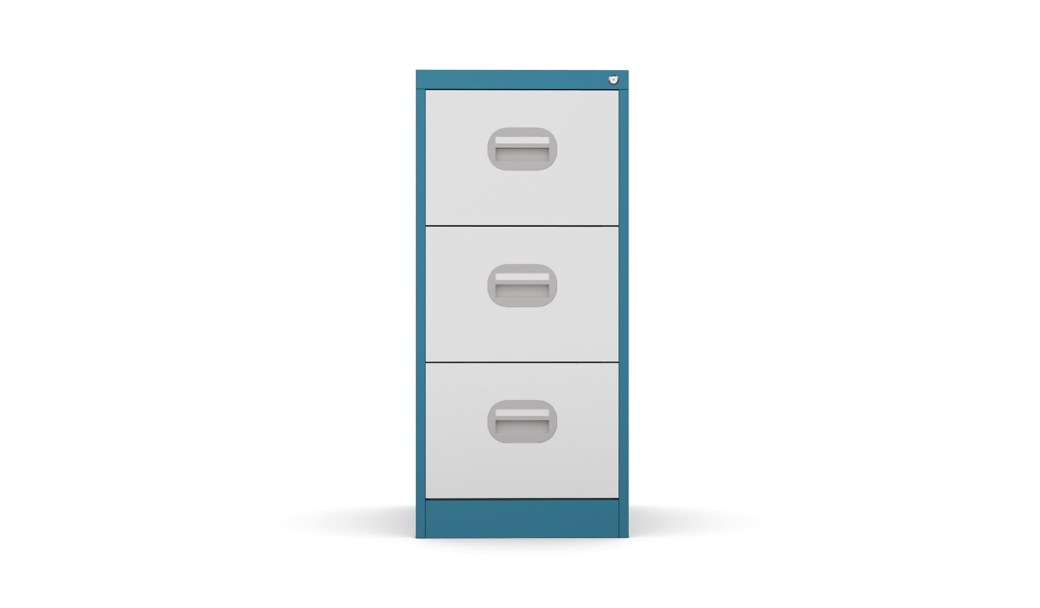 Budget 3 Drawer Filing Cabinet 360° View & AR Silverline Kontrax FCEC3F 4 Office Furniture