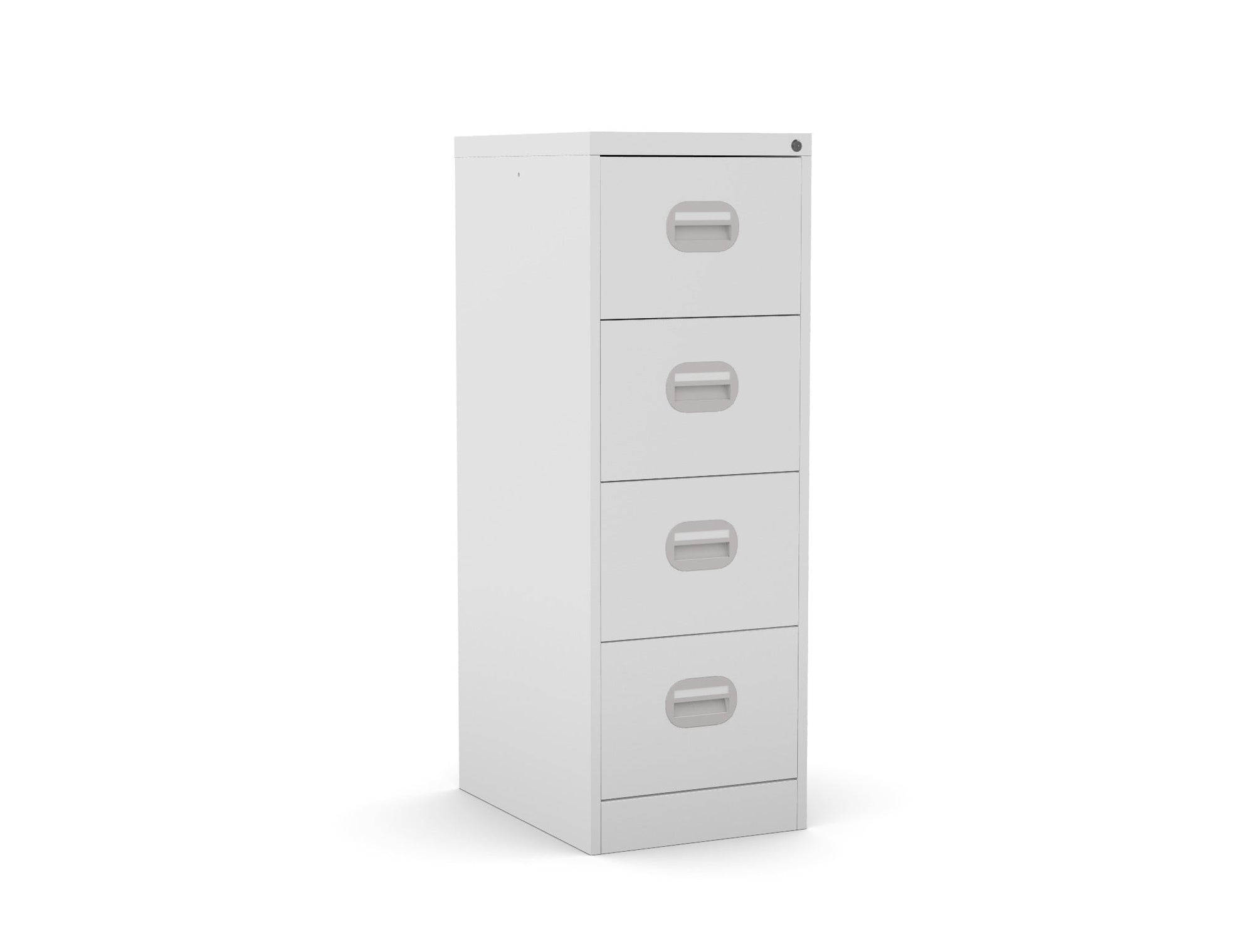 Budget 4 Drawer Filing Cabinet 360° View & AR Silverline Kontrax FCEC4F 4 Office Furniture