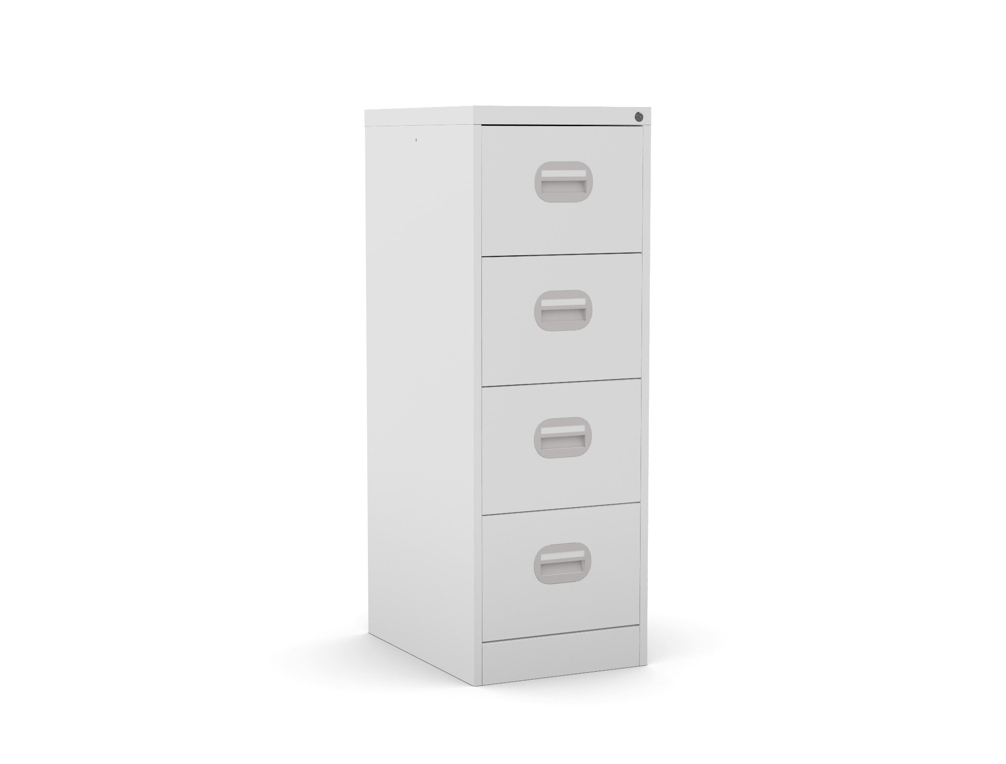 Budget 4 Drawer Filing Cabinet 360° View & AR Silverline Kontrax FCEC4F 4 Office Furniture