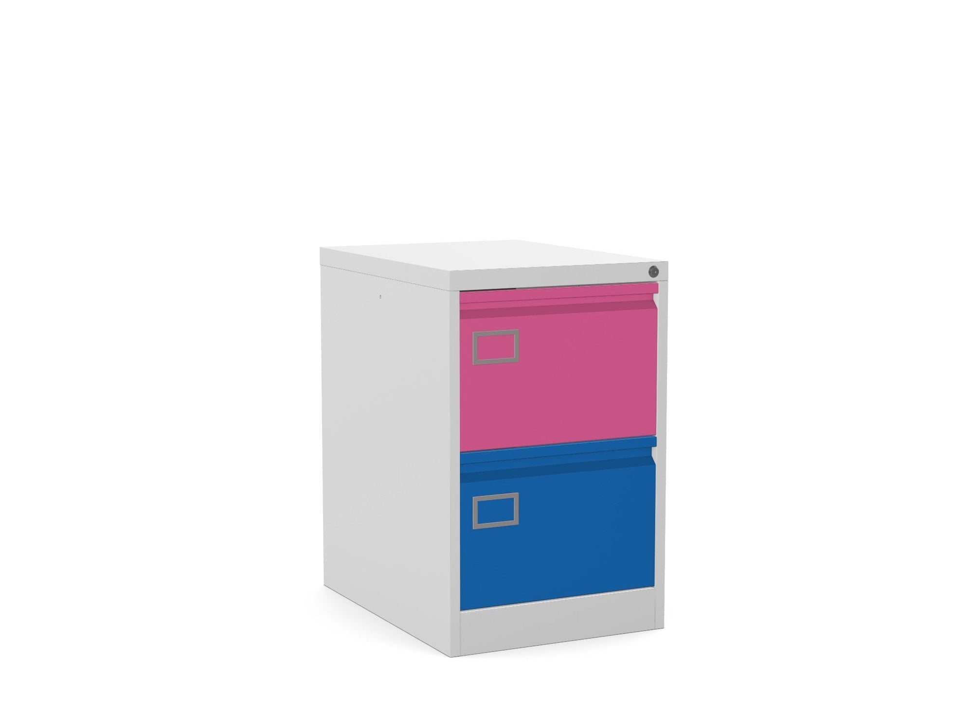 Premium 2 Drawer Filing Cabinet 360° View & AR Silverline  Executive FCEX2F 5 Office Furniture