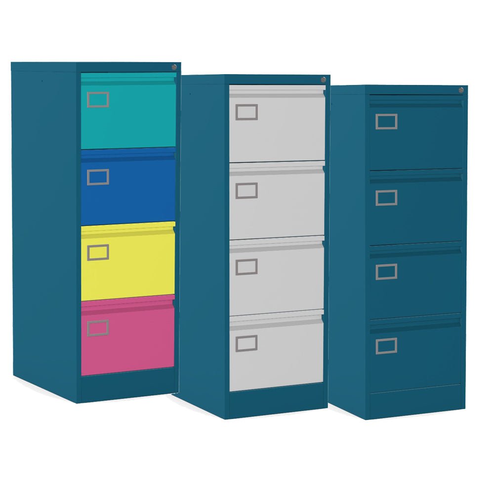 Silverline Premium | Filing Cabinet | 4 Drawer | FCEC4X – THATSMYOFFICE