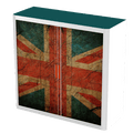 Office  Tambour Flags Cupboard  100cm H with 2 shelves EOTAM1M-Flags 1 Office Furniture and Home Remote Working