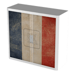 Office  Tambour Flags Cupboard  100cm H with 2 shelves EOTAM1M-Flags 4 Office Furniture and Home Remote Working
