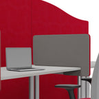 Office  Flite Soft Edge  Desk Screen 2 Office Furniture and Home Remote Working