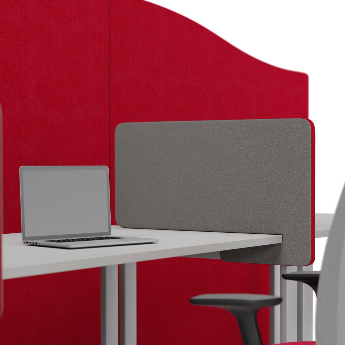Office  Flite Soft Edge  Desk Screen 2 Office Furniture and Home Remote Working