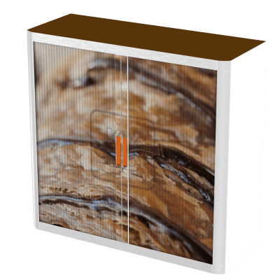 Office  Tambour Food Cupboard  100cm H with 2 shelves EOTAM1M-Food 6 Office Furniture and Home Remote Working