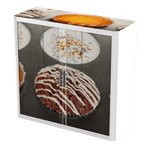 Office  Tambour Food Cupboard  100cm H with 2 shelves EOTAM1M-Food 4 Office Furniture and Home Remote Working