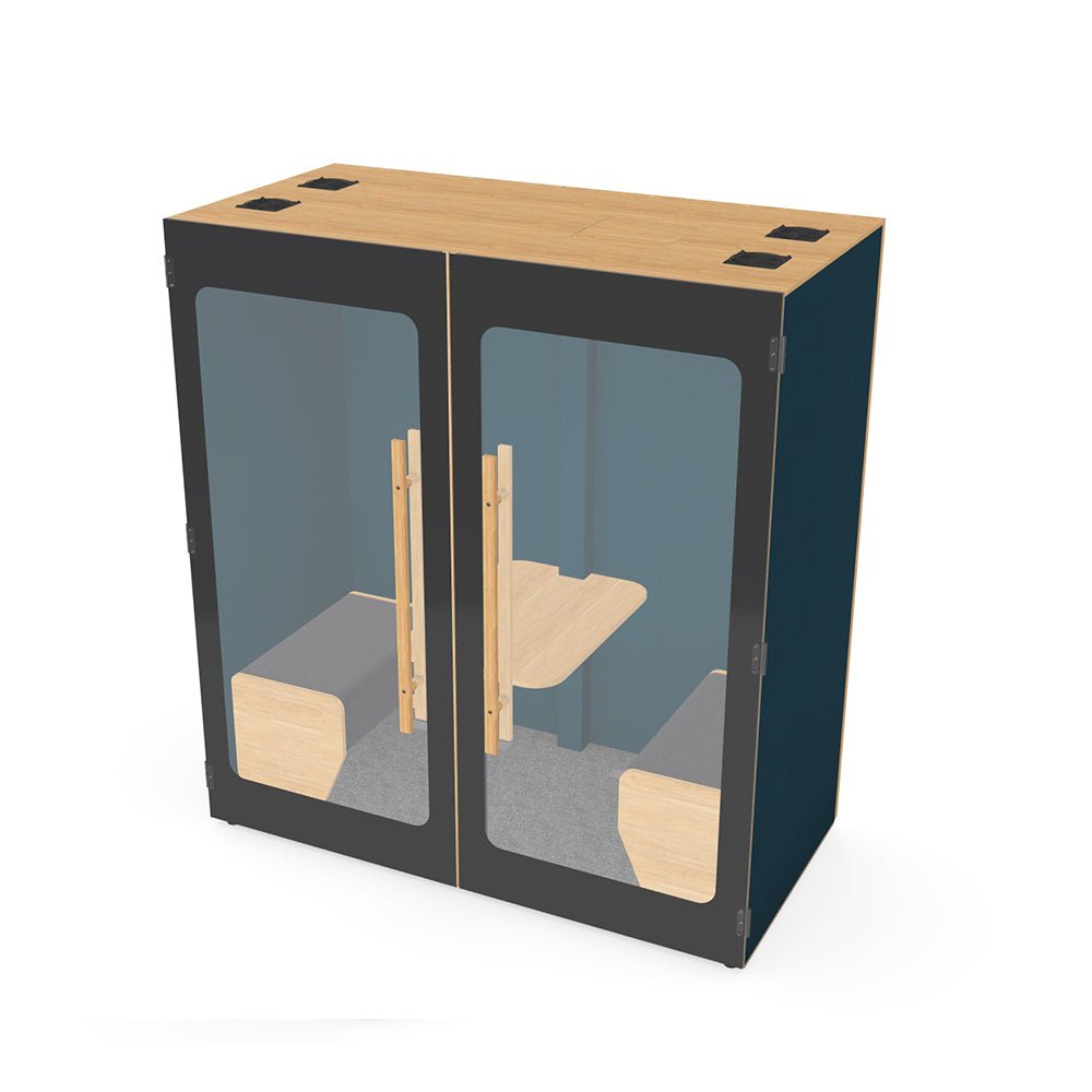  Office  Hide H2 Booth Acoustic POD Room (Choose colours and finishes) 4 Office Furniture and Home Remote Working