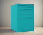 Home Filer Ar & 360° View 3+1 Drawers Silverline M-Line Filing Cabinet Premium FCLM1F- 4 Office Furniture
