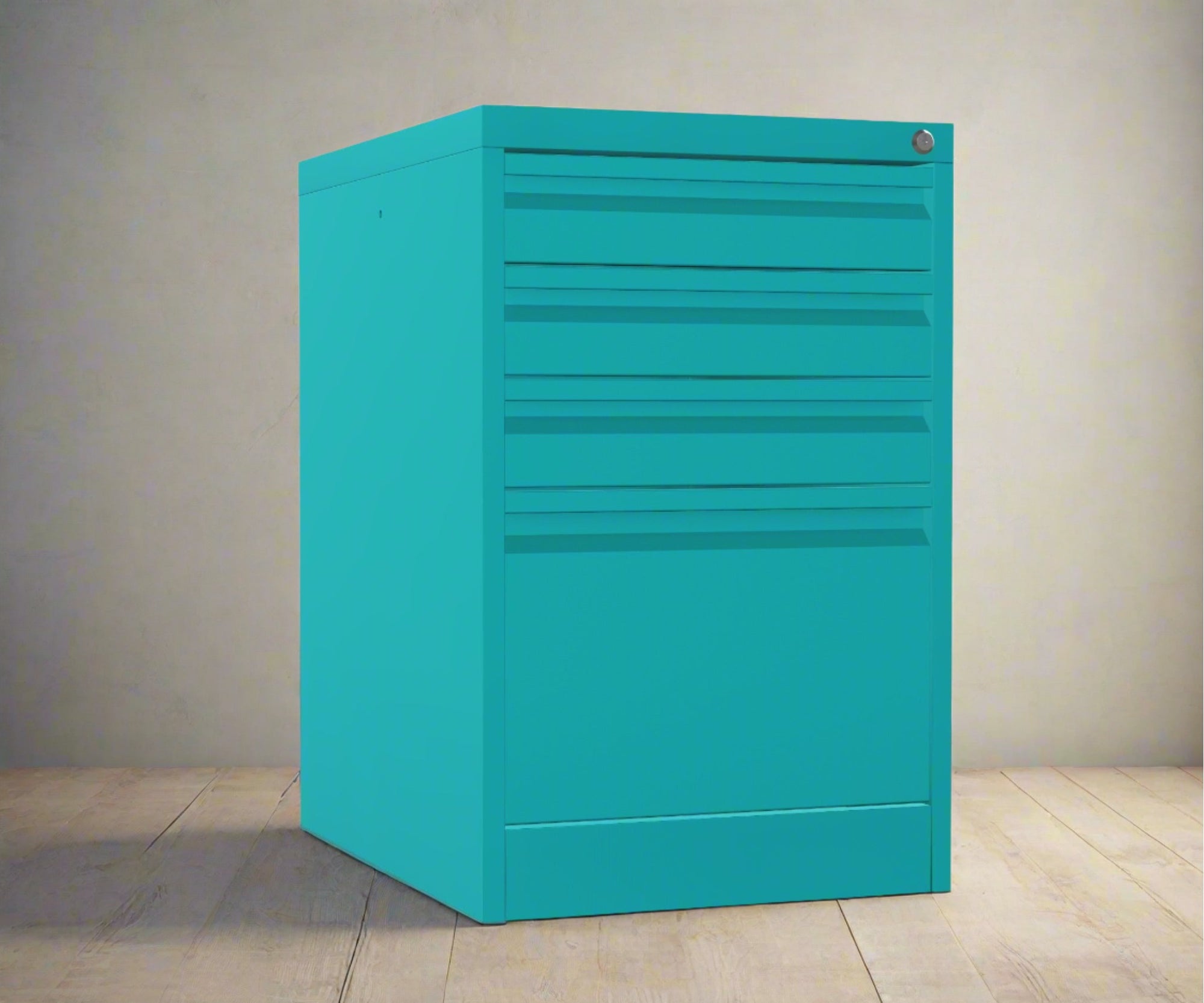 Home Filer Ar & 360° View 3+1 Drawers Silverline M-Line Filing Cabinet Premium FCLM1F- 4 Office Furniture
