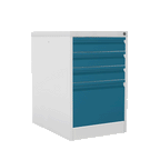 Home Filer Ar & 360° View 3+1 Drawers Silverline M-Line Filing Cabinet Premium FCLM1F- 1 Office Furniture