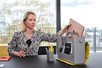Hotbox by Behotbox personal staorage  2 Grey -Cover -Shoulder-Strap 3 Office Furniture and Home Remote Working