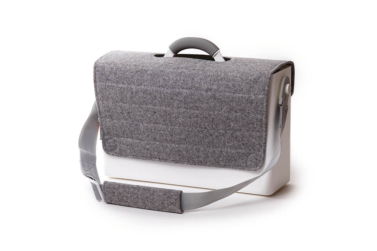 Hotbox by Behotbox personal staorage  2 Grey -Cover -Shoulder-Strap 4 Office Furniture and Home Remote Working