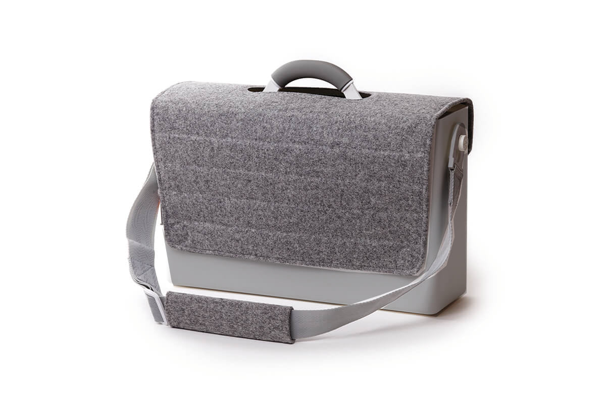 Hotbox by Behotbox personal staorage  2 Grey -Cover -Shoulder-Strap 1 Office Furniture and Home Remote Working