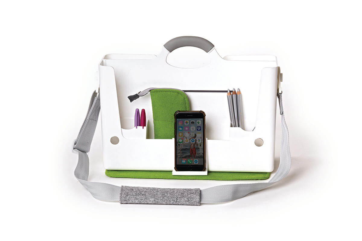 Hotbox by Behotbox personal staorage  2 White -Cover-Shoulder-Strap 1 Office Furniture and Home Remote Working
