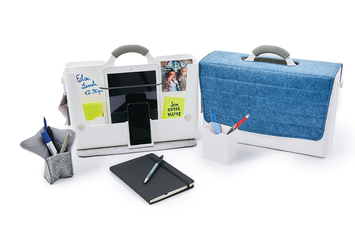 Hotbox by Behotbox personal staorage  2 White -Cover-Shoulder-Strap 17 Office Furniture and Home Remote Working