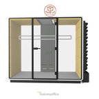 Office Meeting Space  Hush Meet L2 Acoustic POD Room  Configure yours in 360° 4 Office Furniture