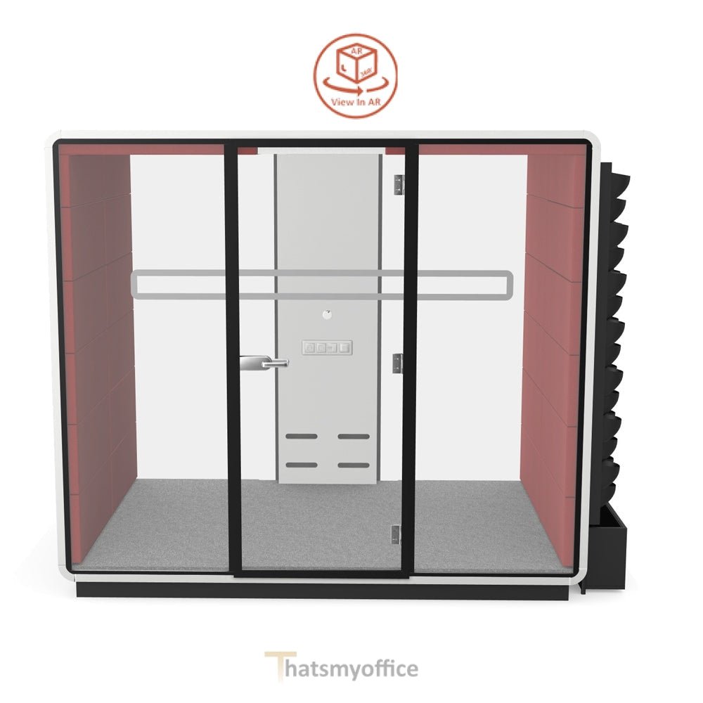 Office Meeting Space  Hush Meet L2 Acoustic POD Room  Configure yours in 360° 3 Office Furniture