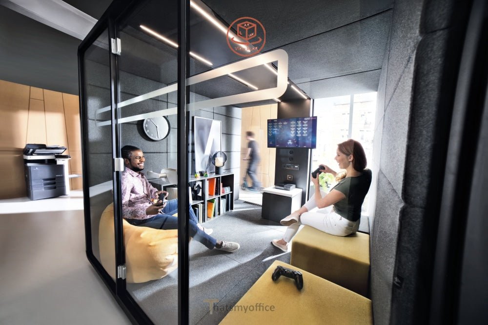 Office Meeting Space  Hush Meet L4 Acoustic POD Room  Configure yours in 360° 5 Office Furniture