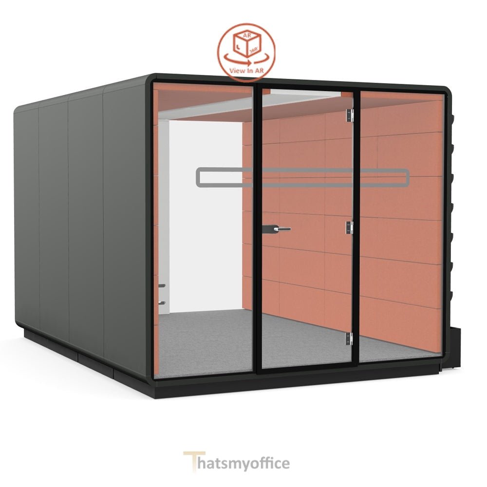 Office Meeting Space  Hush Meet L4 Acoustic POD Room  Configure yours in 360° 4 Office Furniture