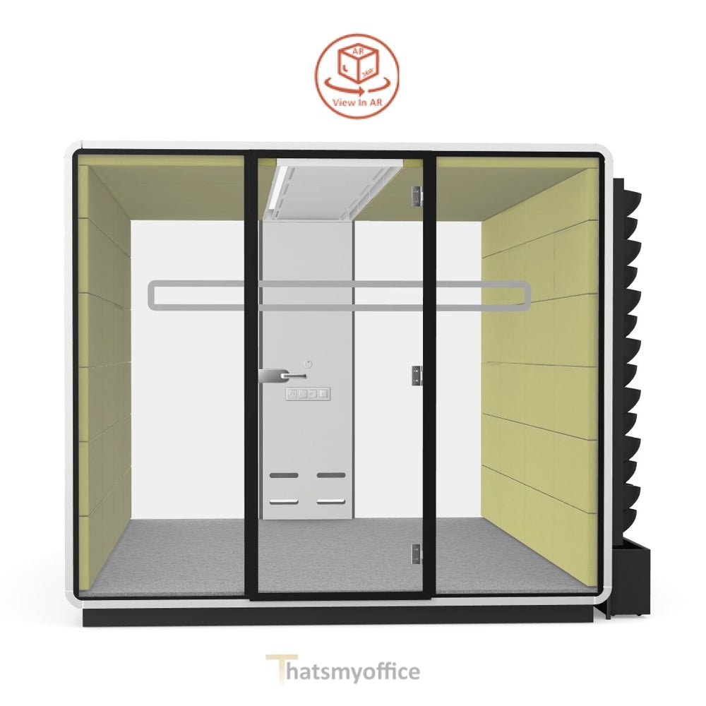 Office Meeting Space  Hush Meet L4 Acoustic POD Room  Configure yours in 360° 17 Office Furniture