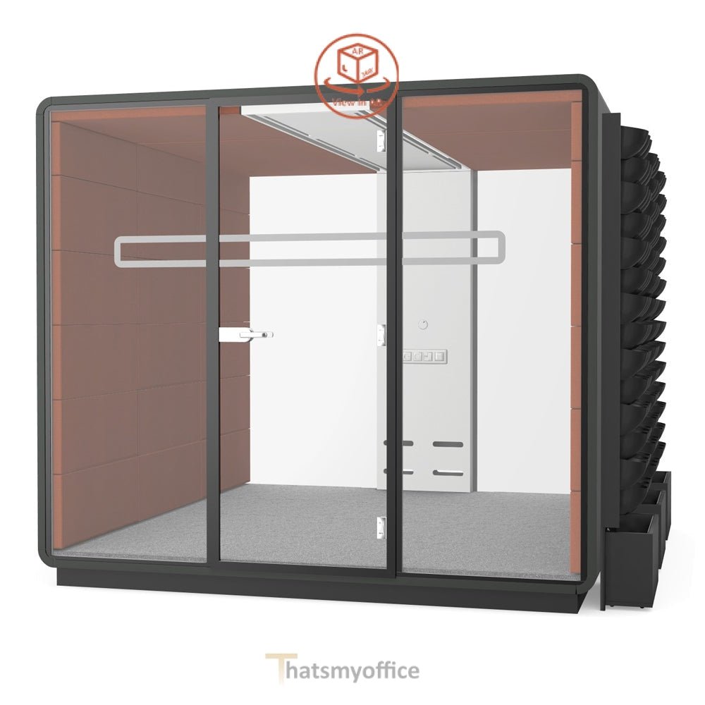 Office Meeting Space  Hush Meet L4 Acoustic POD Room  Configure yours in 360° 12 Office Furniture