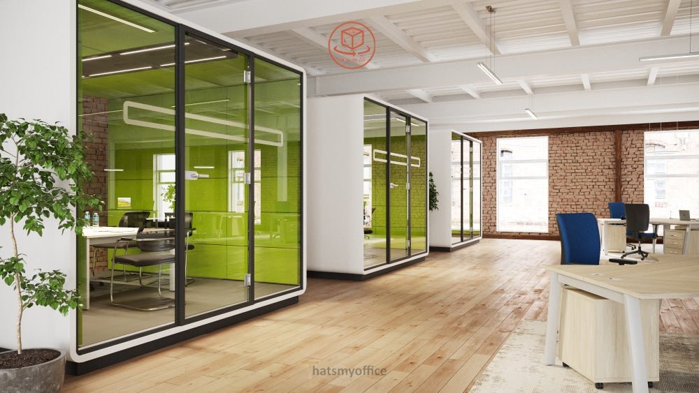 Office Meeting Space  Hush Meet L4 Acoustic POD Room  Configure yours in 360° 18 Office Furniture