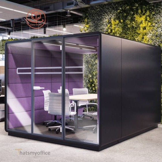 Office Meeting Space  Hush Meet L4 Acoustic POD Room  Configure yours in 360° 20 Office Furniture