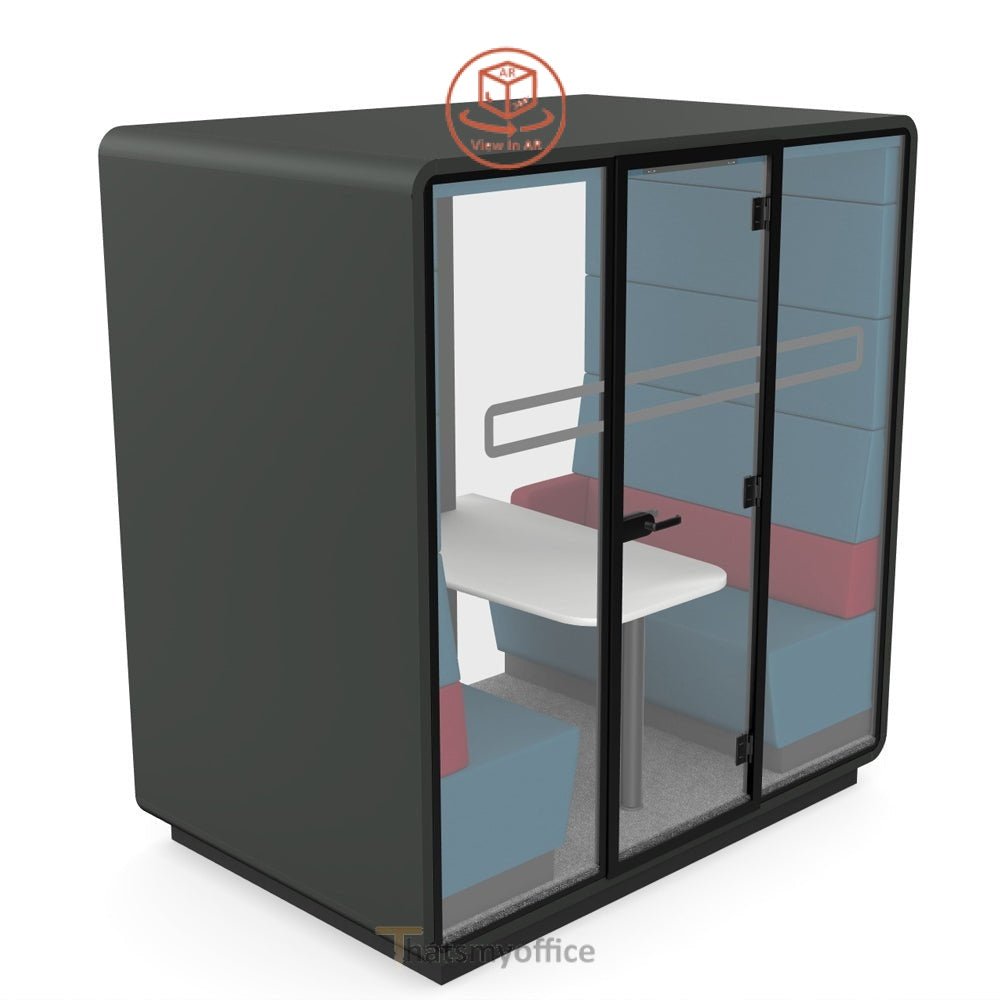 Office Meeting Space  Hush Meet S Acoustic Meeting POD  Configure yours in 360° 5 Office Furniture