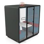 Office Meeting Space  Hush Meet S Acoustic Meeting POD  Configure yours in 360° 5 Office Furniture