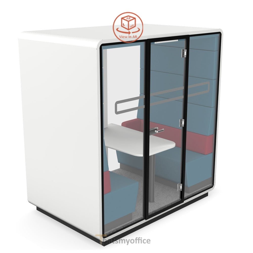 Office Meeting Space  Hush Meet S Acoustic Meeting POD  Configure yours in 360° 9 Office Furniture