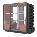 Office Meeting Space  Hush Meet S Acoustic Meeting POD  Configure yours in 360° 7 Office Furniture