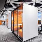 Office Meeting Space  Hush Meet S Acoustic Meeting POD  Configure yours in 360° 8 Office Furniture