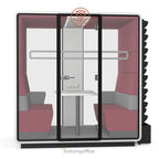 Office Meeting Space  Hush Meet S Acoustic Meeting POD  Configure yours in 360° 3 Office Furniture