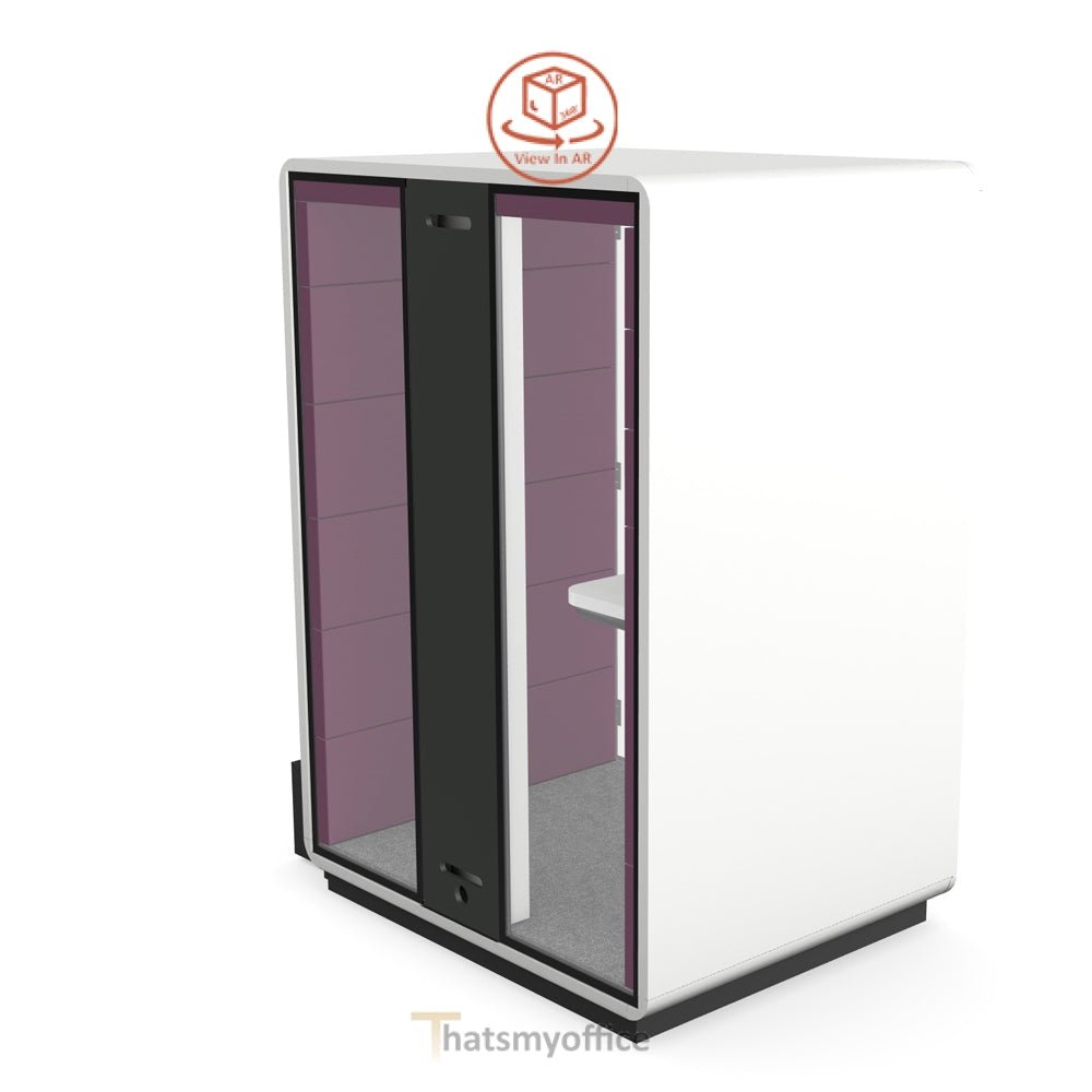 Office Meeting Space  Hush Sit Stand Acoustic POD Room  Configure yours in 360° 4 Office Furniture