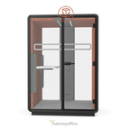 Office Meeting Space  Hush Sit Stand Acoustic POD Room  Configure yours in 360° 3 Office Furniture