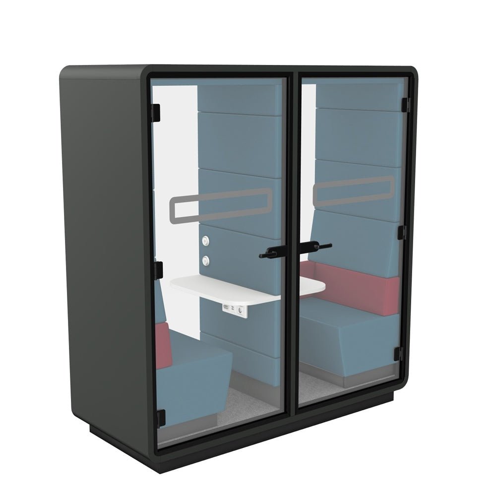Office Meeting Space  Hush Twin Meet Acoustic POD Room Configure yours in 360° 1 Office Furniture