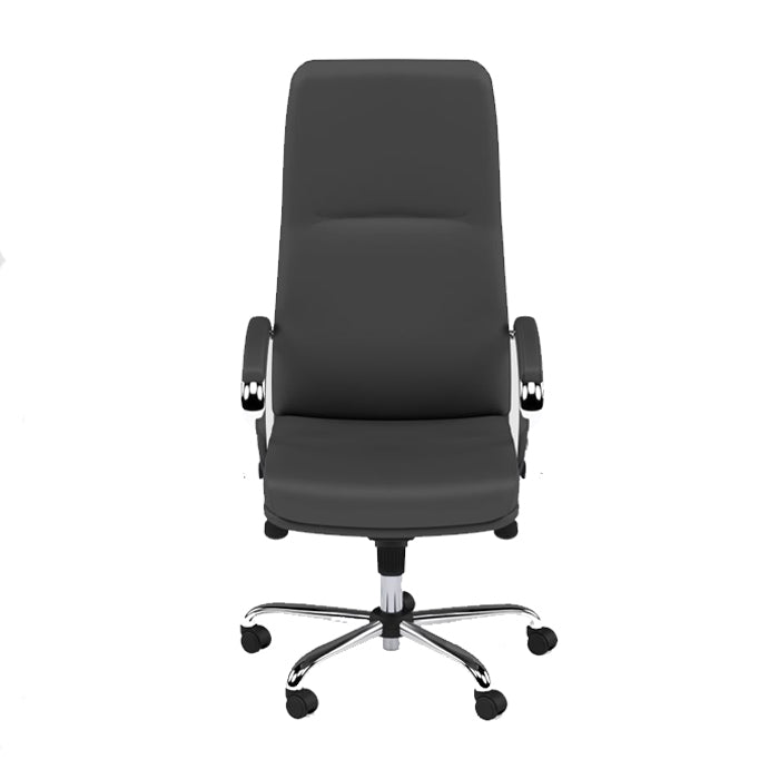 Leather High Back office chair Idaho with chrome base&nbsp;Features