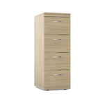Filing Cabinet Wooden 4 Drawer  Choose Colours KIT-4DFC