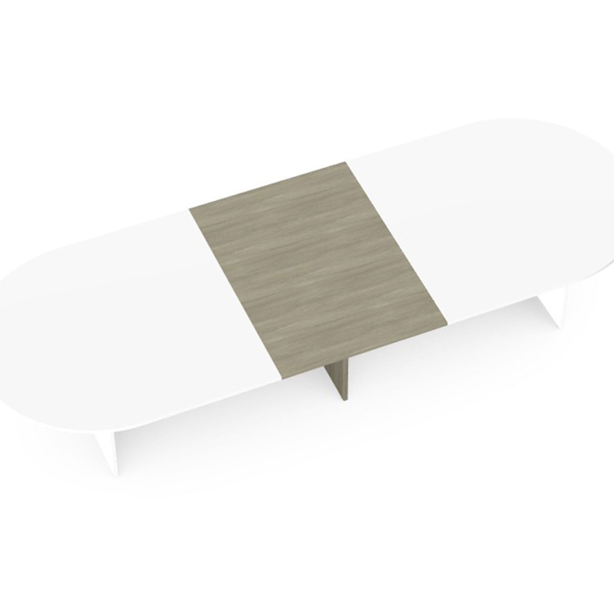 Kito Add on Section for 2 piece Oval Meeting Table Panel Leg Base, KIT-ADDP1015 2 Office Furniture