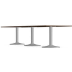 Office  Kito Barrel Meeting Table, Triple Cylinder Leg Base 3 Office Furniture and Home Remote Working