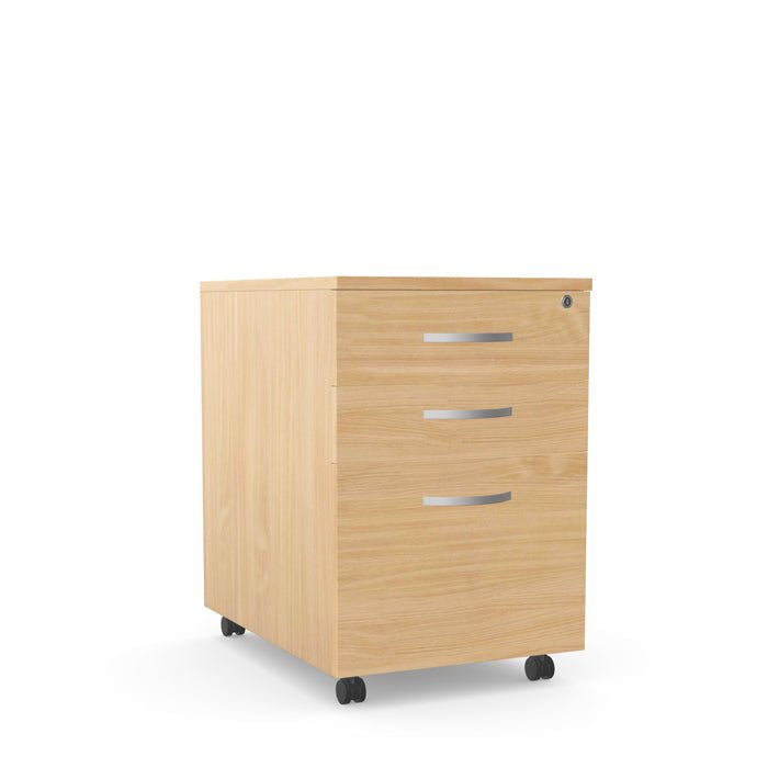Kito Contract High Mobile Pedestal 3 Drawer 600D x 639H x 402W KIT-HIGMP 2 Office Furniture and Home Remote Working