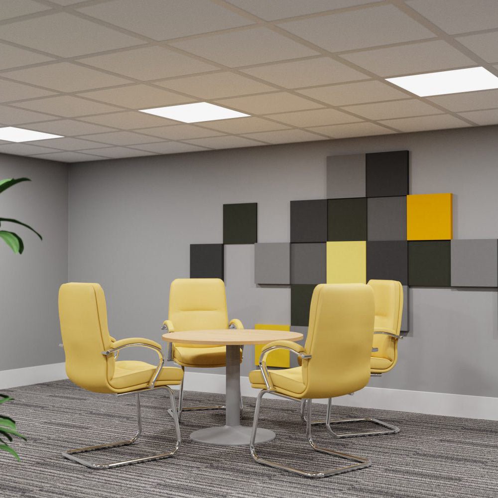 Office  Kito Elipse Meeting Table, Double Cylinder Leg Base 4 Office Furniture and Home Remote Working