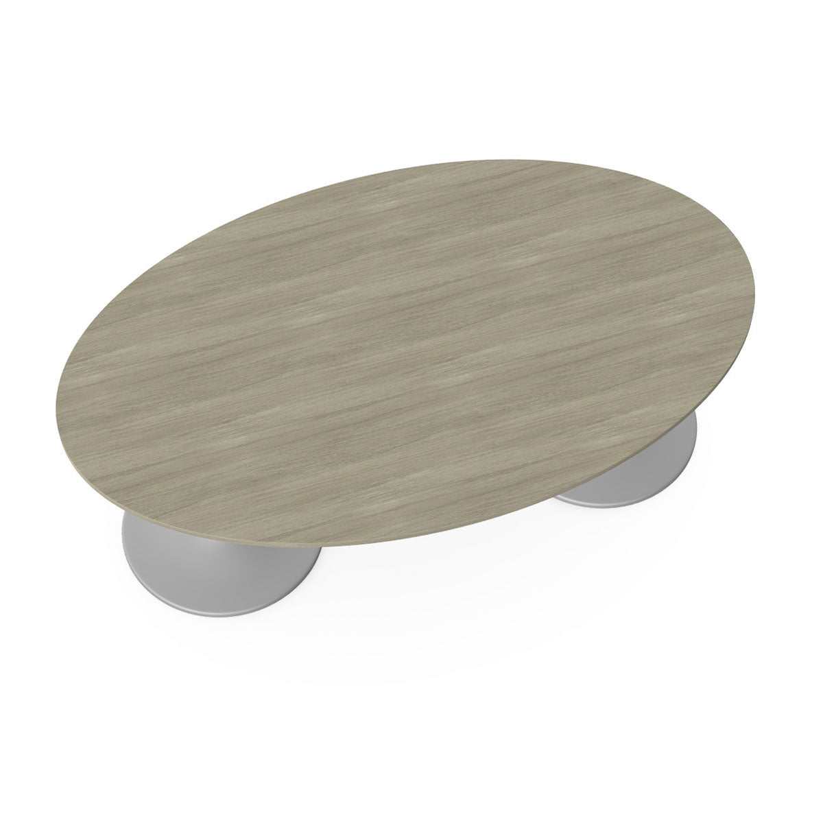 Office  Kito Elipse Meeting Table, Double Cylinder Leg Base 2 Office Furniture and Home Remote Working