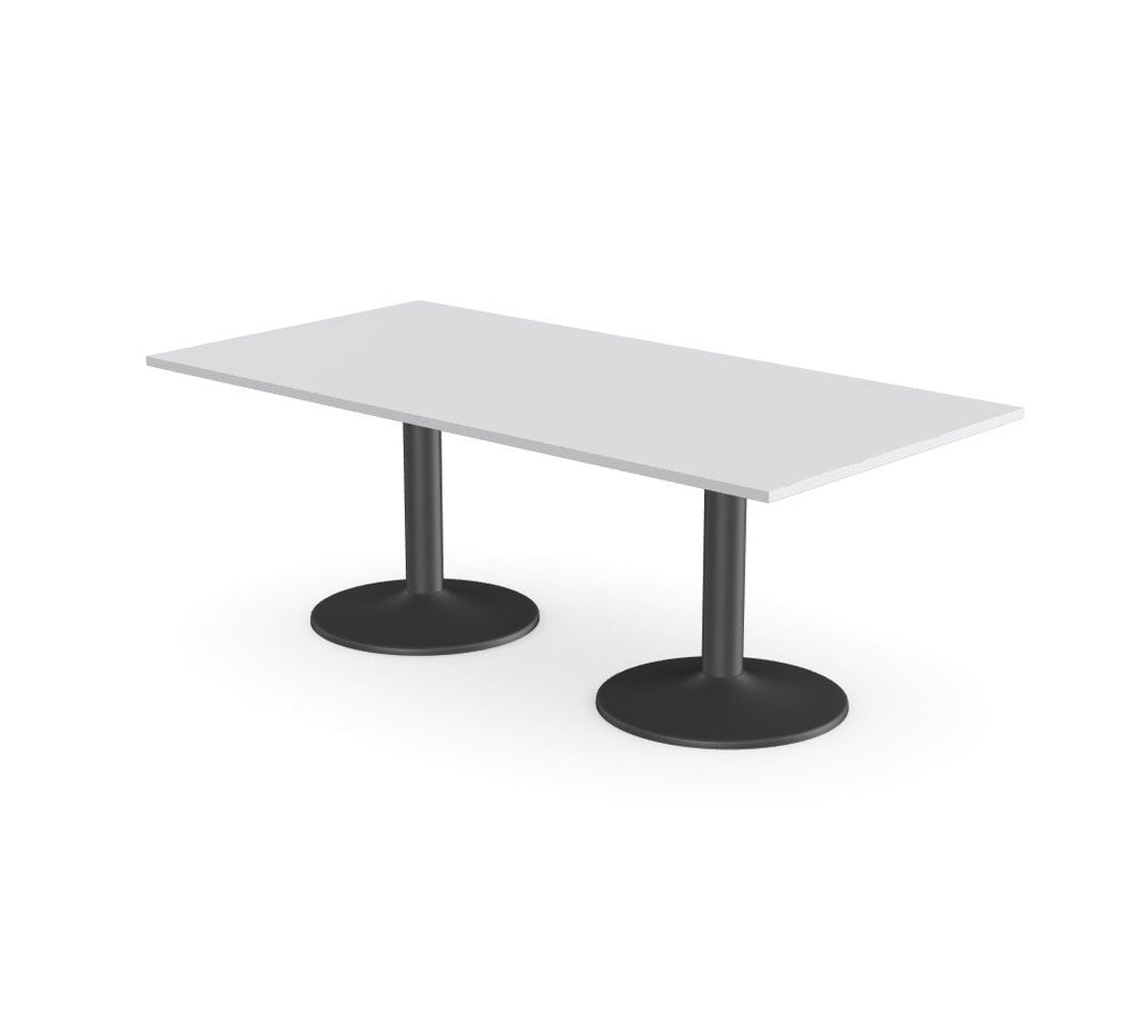 Office  Kito Rectangular Meeting Table, Double Cylinder Leg Base 3 Office Furniture and Home Remote Working