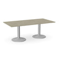 Office Rectangular Meeting Table, Double Cylinder Leg Base Kito