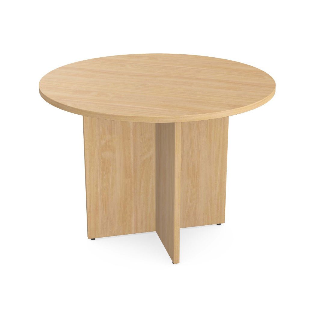 Office Round Meeting Table Panel Leg Kitio KIT-P-DThat’s My Office Furniture, 360 Degree View storage, desk, chair